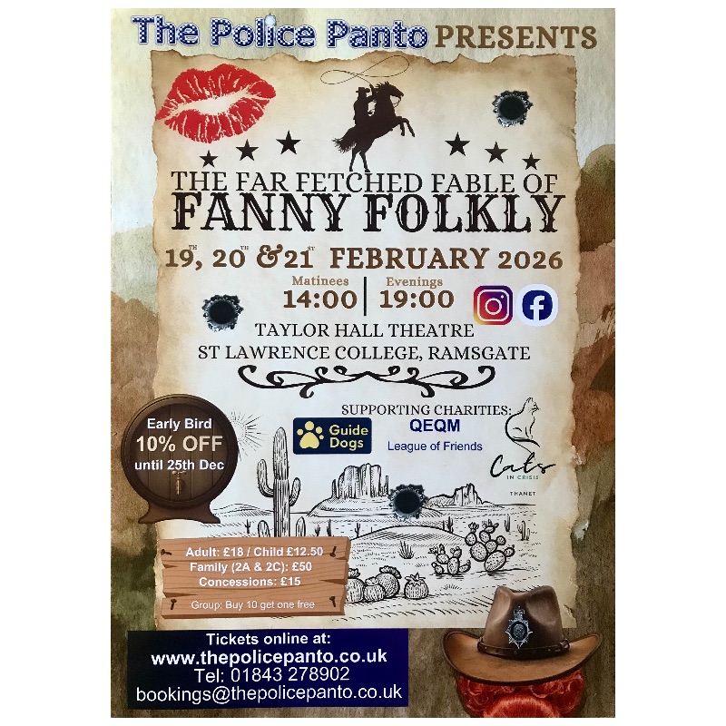 The Police Panto - The Far Fetched Fable of Fanny Folkly - QEQM League of Friends