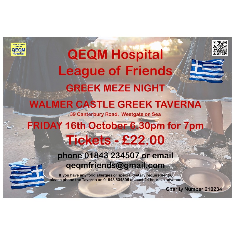 Greek Meze Night - QEQM League of Friends