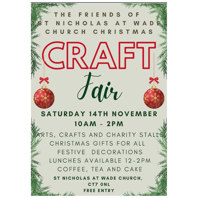 Stalls at St. Nicholas Church Craft Fair - QEQM League of Friends
