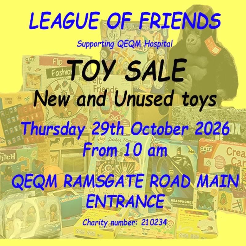 Toy Sale - QEQM League of Friends