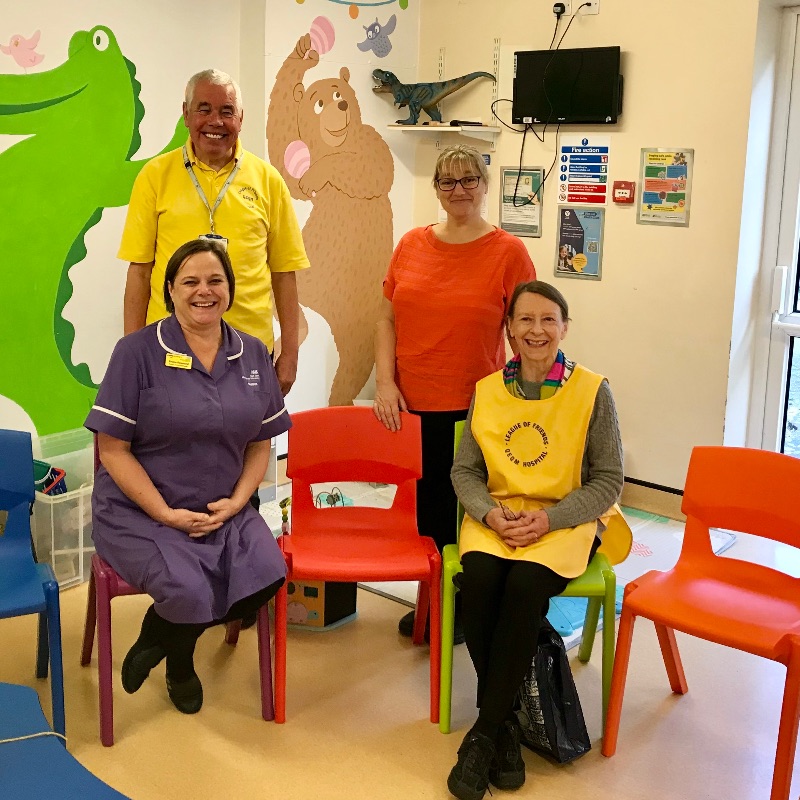 New Chairs for Broadstairs Suite - QEQM League of Friends