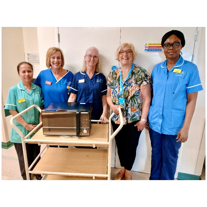 Microwave Oven for Bishopstone Ward Staff - QEQM League of Friends